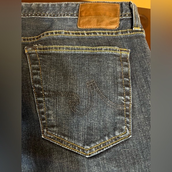 Men’s blue jeans slim straight Adriano Goldschmied pants denim Size 38X32 - Picture 7 of 12